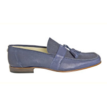 Suede Loafer, Navy